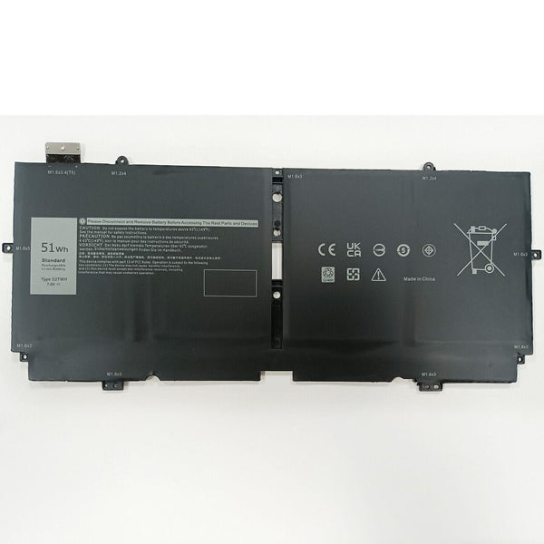 New Compatible Dell XPS 13 7390 2-In-1 Battery 51WH