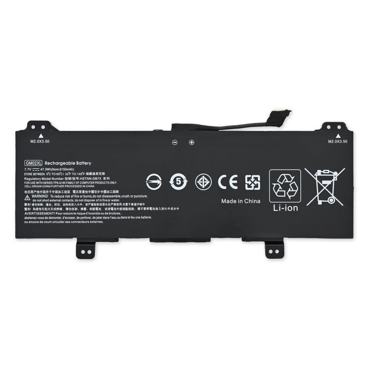 New Compatible HP ChromeBook 917679-271 917725-855 GM02047XL GM02047XL-PL GM02XL Battery 47.3WH