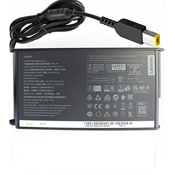 New Original Lenovo ThinkPad P1 I9 12900H A5500 20V 11.5A 230W AC Adapter cord