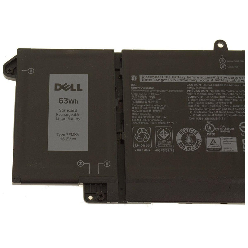 New Genuine Dell Latitude 07FMXV 4M1JN 7FMXV Battery 63WH