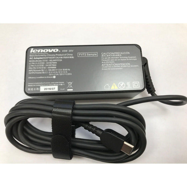 New Genuine Lenovo Chromebook 14e 14w C630 S345 AC Adapter Charger USB-C 45W