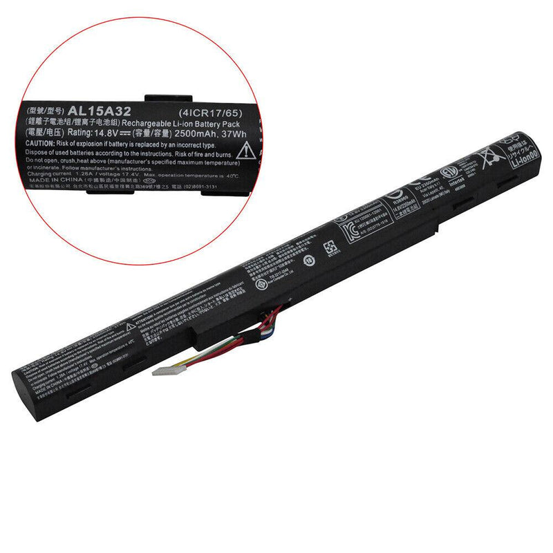 New Compatible Acer Aspire E5-472 E5-472G E5-473 E5-473G E5-473TG E5-474 E5-474G E5-491 Battery 37WH