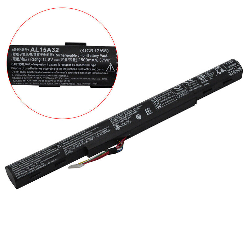 New Compatible Acer TravelMate P258-M P258-MG P278-MG-53E9 Battery 37WH