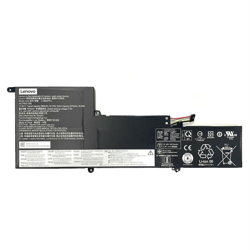 New Genuine Lenovo IdeaPad Slim 7 14IIL05 Battery 60.7WH