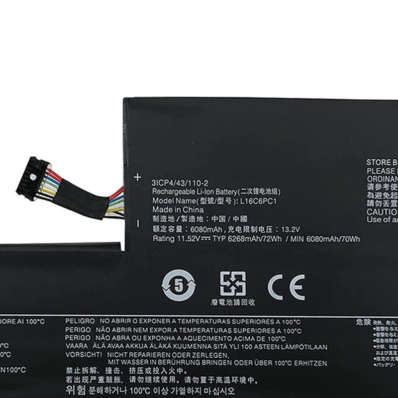 New Compatible Lenovo Yoga 720-15IKB Battery 72WH