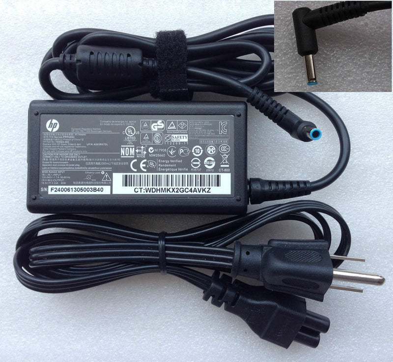 New Genuine HP AC Adapter Charger PA-1650-63HP 854117-850 853605-001