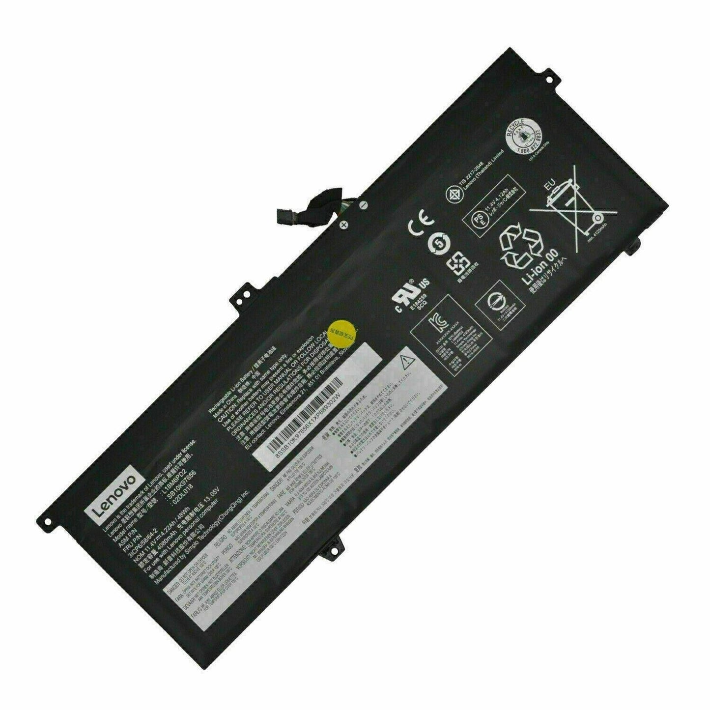 New Genuine Lenovo ThinkPad X13 1st Gen Battery 48WH