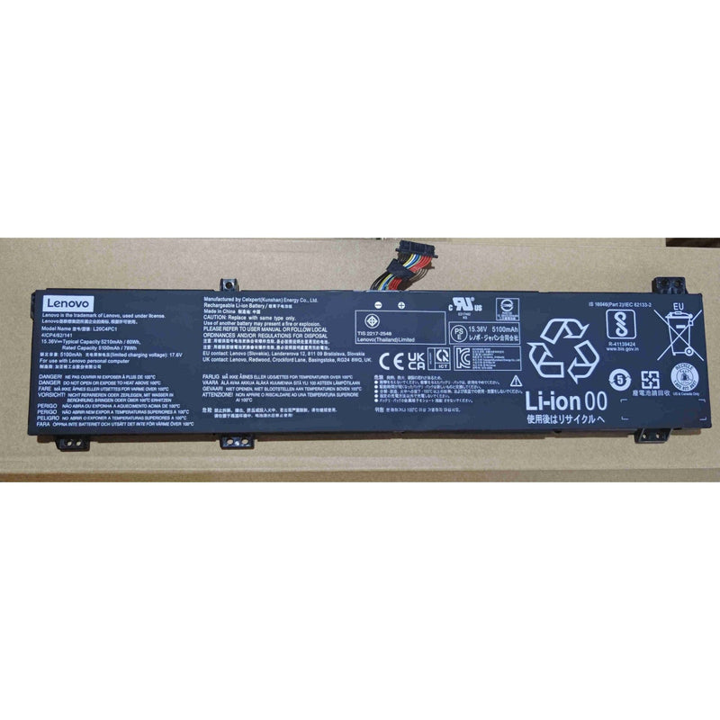 New Genuine Lenovo Legion 5 Pro 16ITH6 Battery 80WH