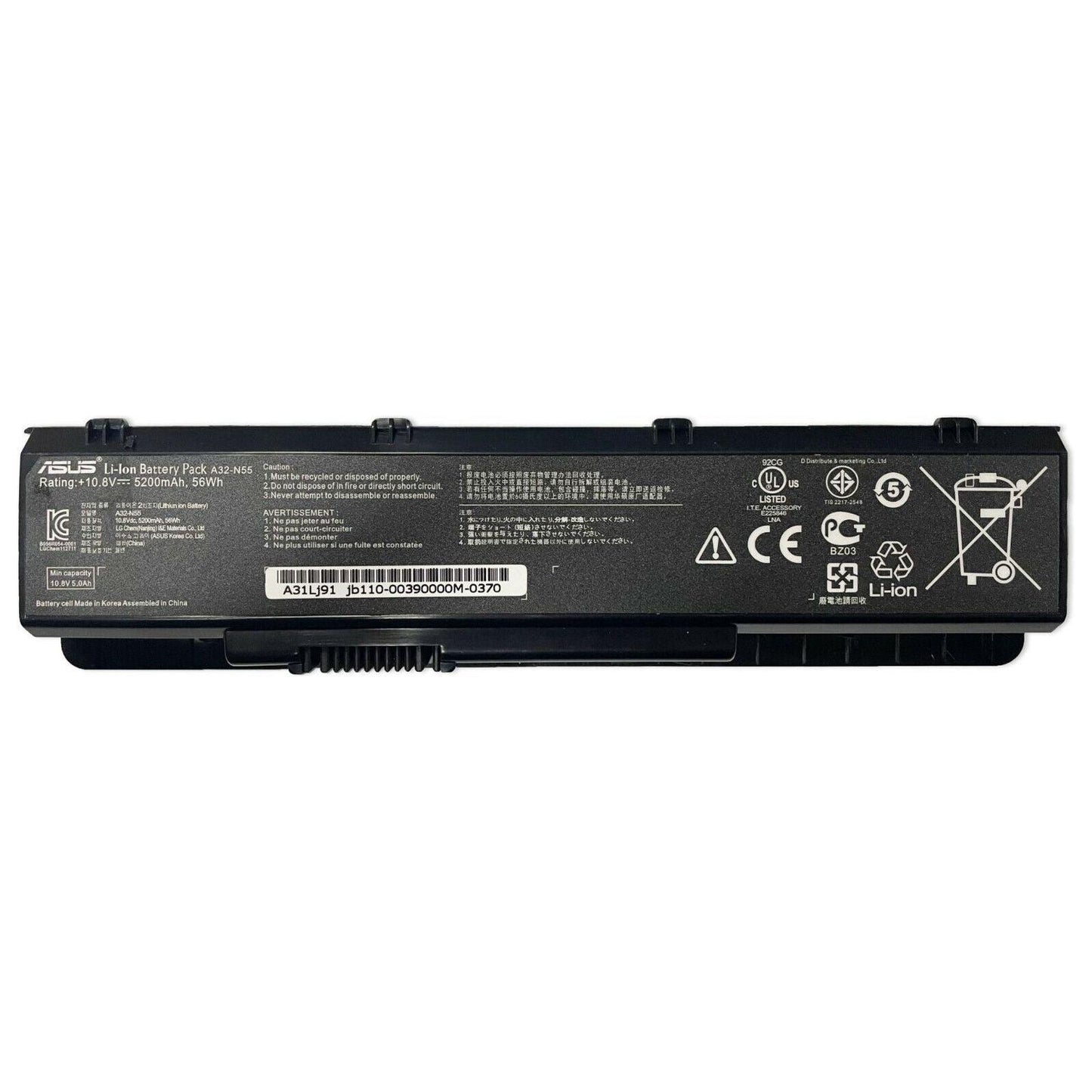 New Genuine Asus N75 N75E N75S N75SL N75SN N75SV Battery 56WH