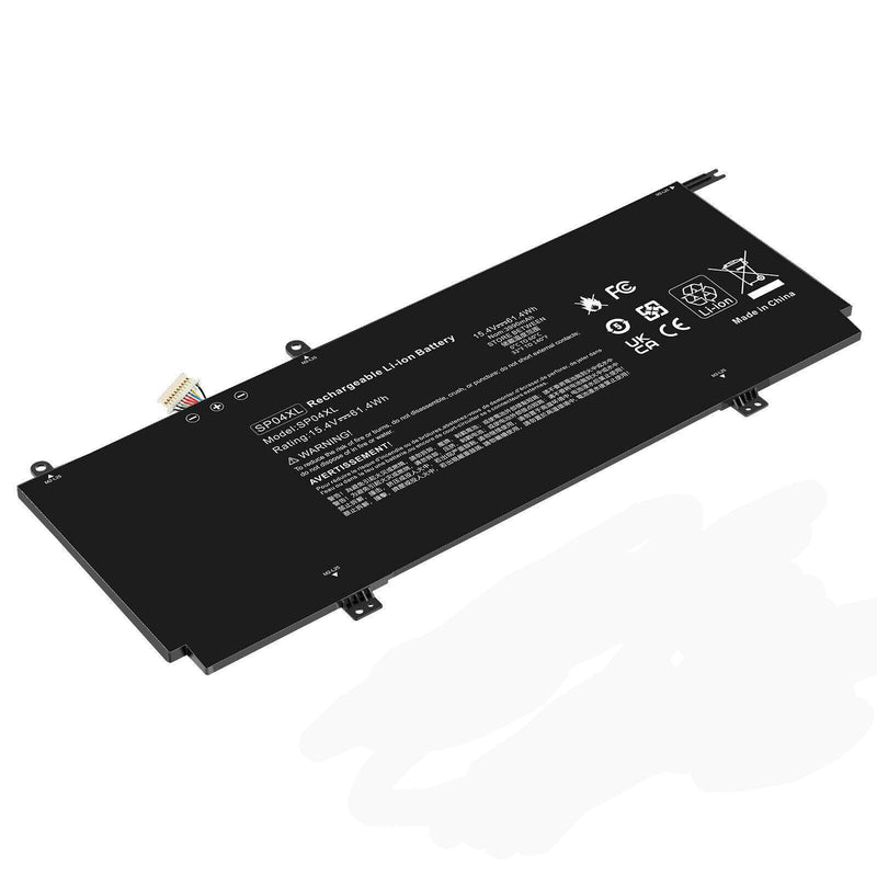 New Compatible HP Spectre X360 HSTNN-OB1B L28538-AC1 L28764-005 SP04XL TPN-Q204 Battery 61.4WH