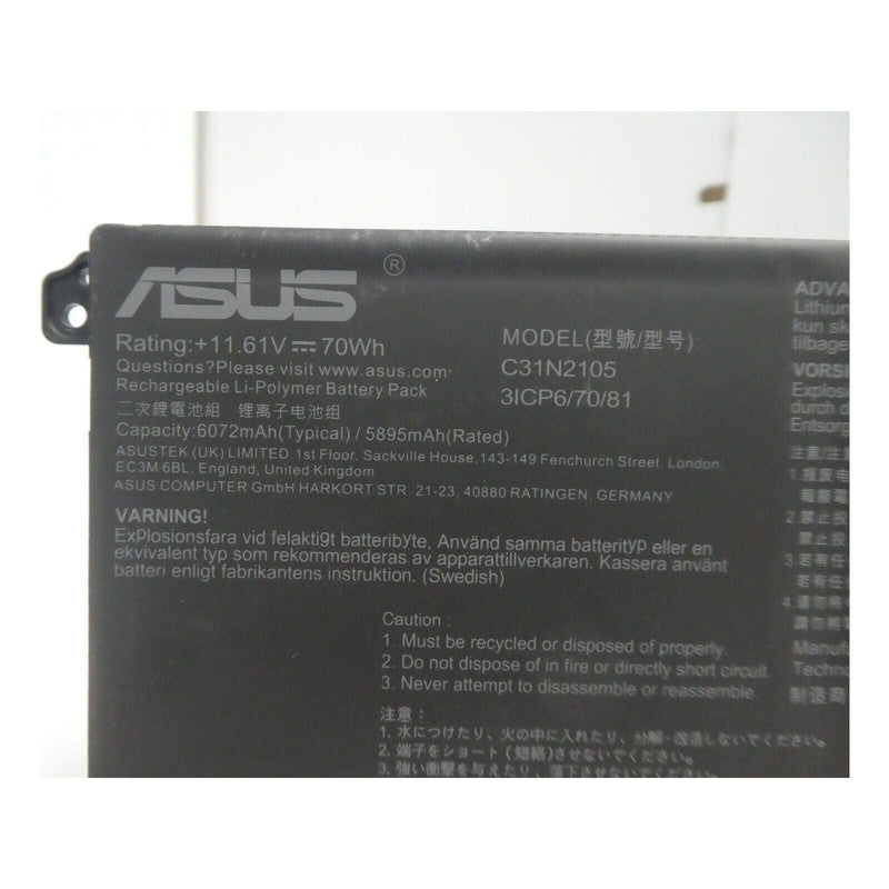 New Genuine Asus M6500RC M6500RE Battery 70WH