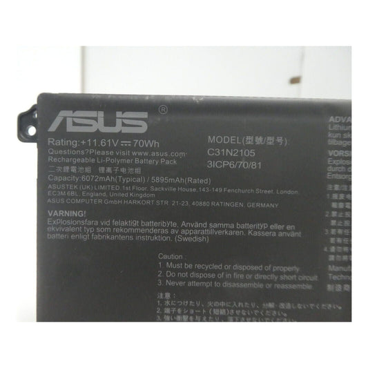 New Genuine Asus M1503IA M1503QA M1603IA M1603QA Battery 70WH