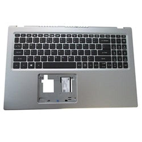 New Acer Aspire A515-56G S50-53 Silver Non-Backlit US English Keyboard Palmrest