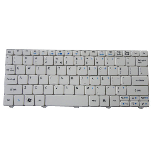 New Acer Aspire One D257, D270, Happy, Happy 2 White Keyboard KB.I100A.114
