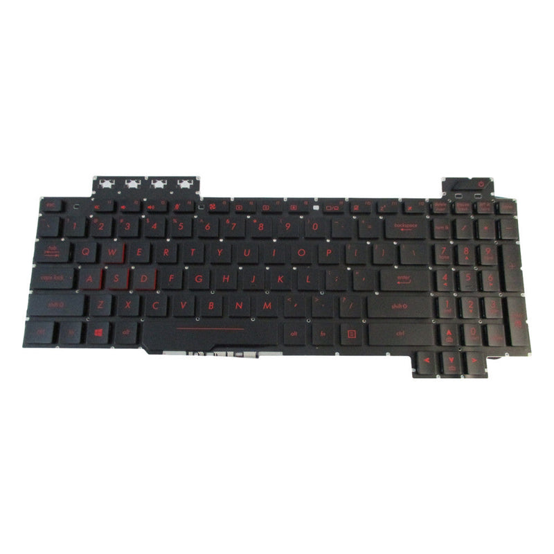 New Asus FX503 FX503V FX503VD FX503VM Red Backlit US English Keyboard AsusFX503VKB