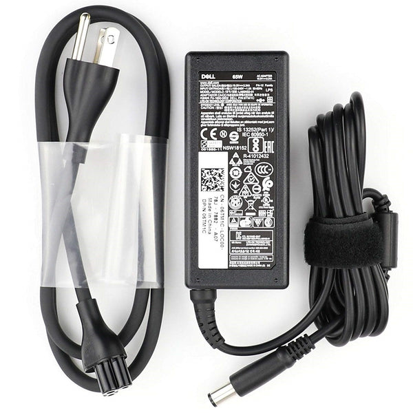 Genuine 65W AC Adapter Charger for Dell Latitude 7490 7390 5490 5590 7280 With Power Cord