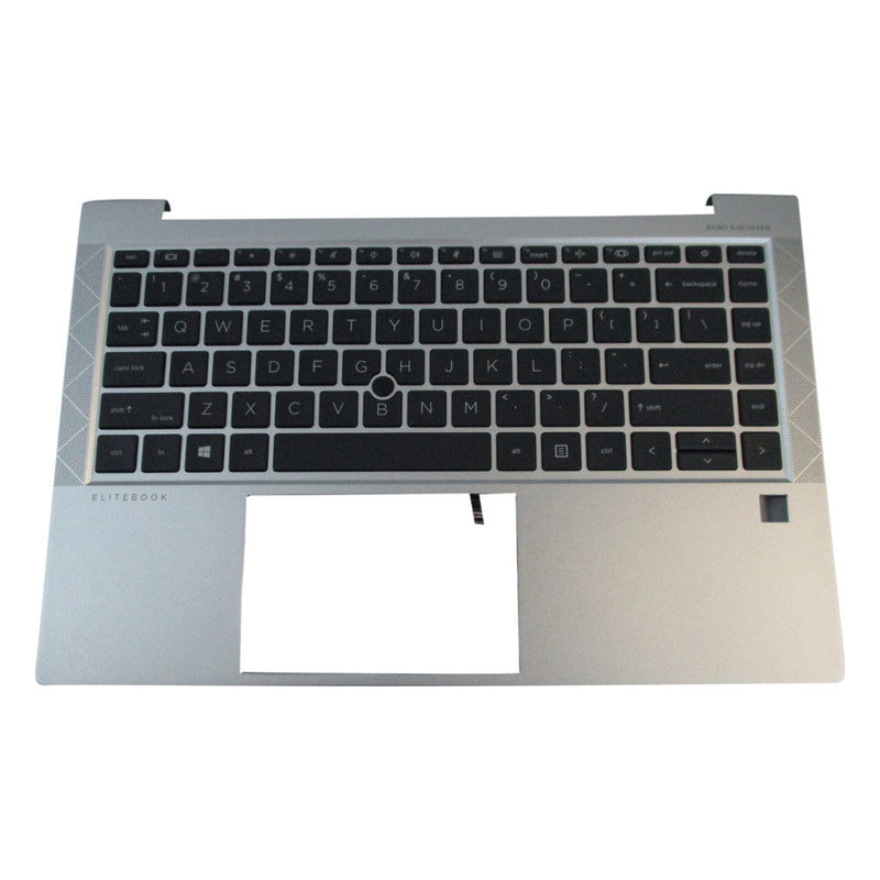 New HP EliteBook 845 G8 Palmrest w/ Backlit Keyboard - Fingerprint Version