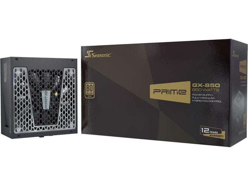 New Seasonic Prime GX-850 850W 80+ Gold Full Modular Power Supply SSR-850GD