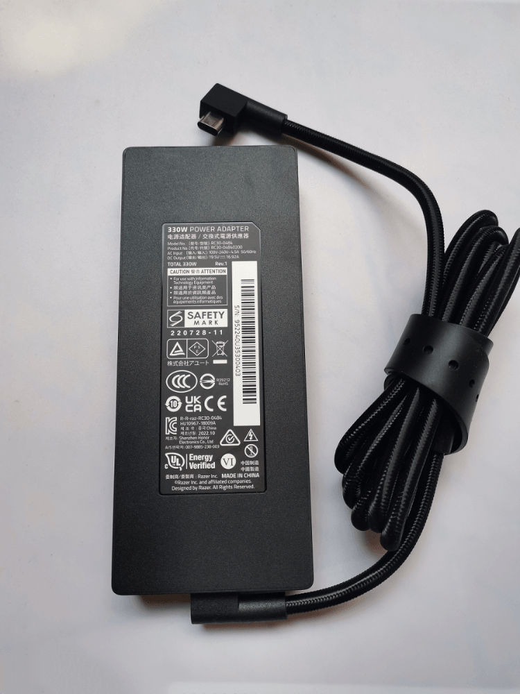 New Original Razer Blade 18 i9 13950HX 330W 19.5V 16.92A RC30-0484 Adapter Cord