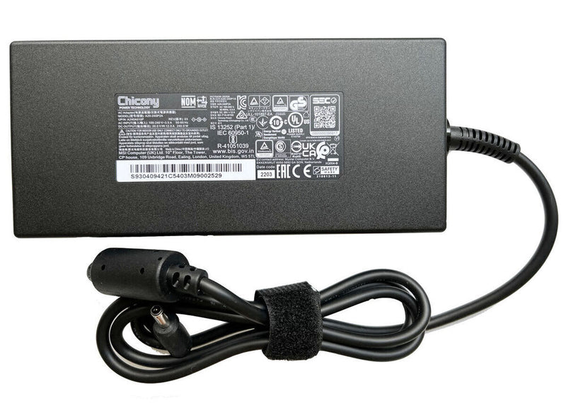 New Original Chicony MSI 20V 12A Adapter&Cord for MSI Katana GF66 12UG A240A010P