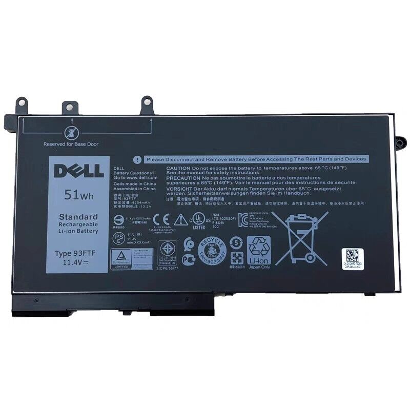 New Compatible Dell Latitude 093FTF 83XPC 93FTF D4CMT DJWGP Battery 51WH