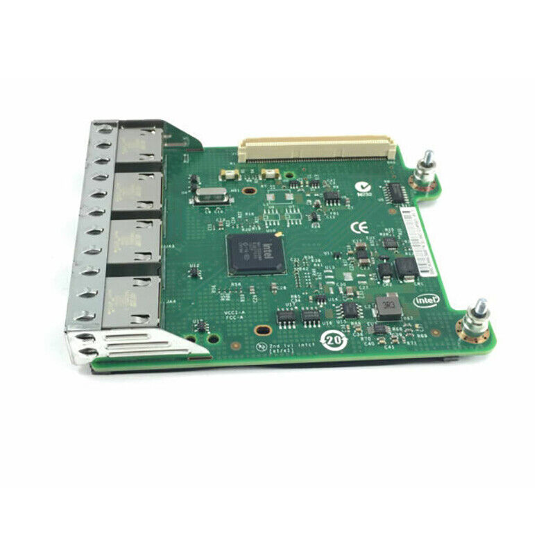 New Dell Intel Poweredge Quad Port Gigabit Ethernet Card PCI Express 0R1XFC R1XFC