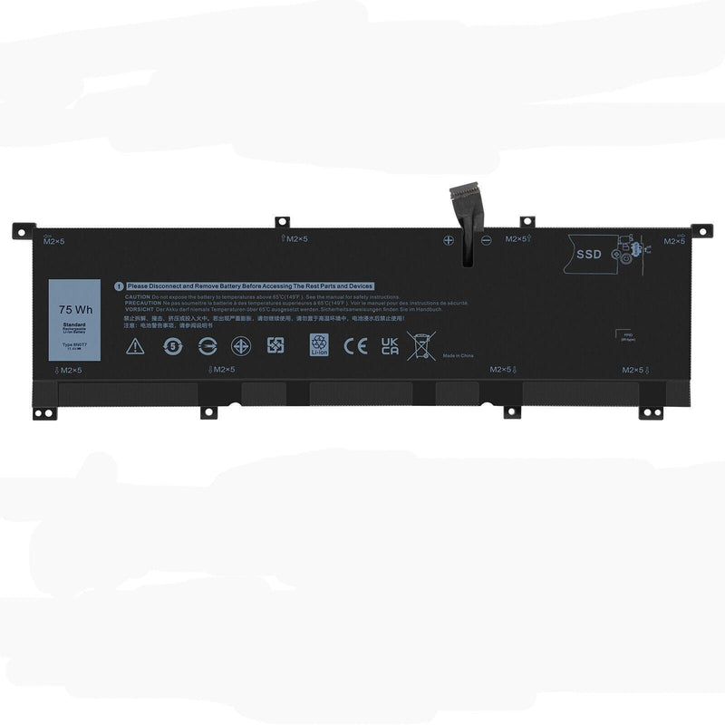 New Compatible Dell XPS 15 9575 2-in-1 Battery 75WH