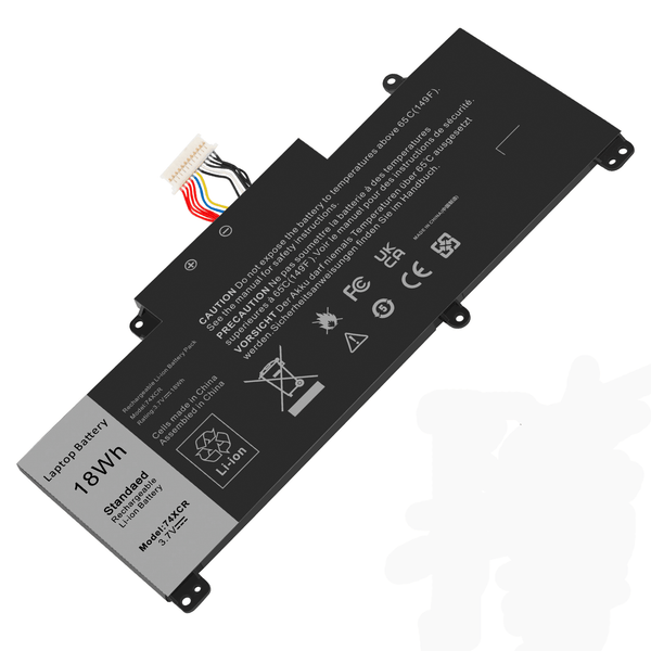 New Compatible Dell 074XCR 74XCR VXGP6 X1M2Y Tablet Battery 18WH