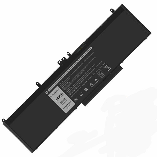 New Compatible Dell 0WJ5R2 4F5YV G9G1H K1G3K WJ5R2 Battery 84WH