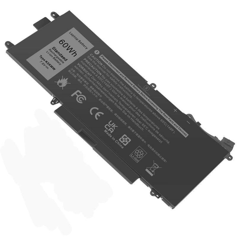 New Compatible Dell Latitude 0K5XWW 725KY K5XWW N18GG Battery 60WH
