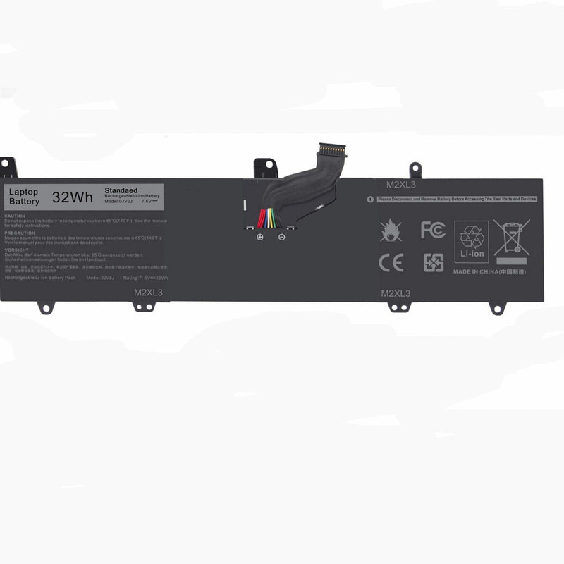 New Compatible Dell Inspiron 00JV6J 0JV6J 8NWF3 PGYK5 Battery 32WH