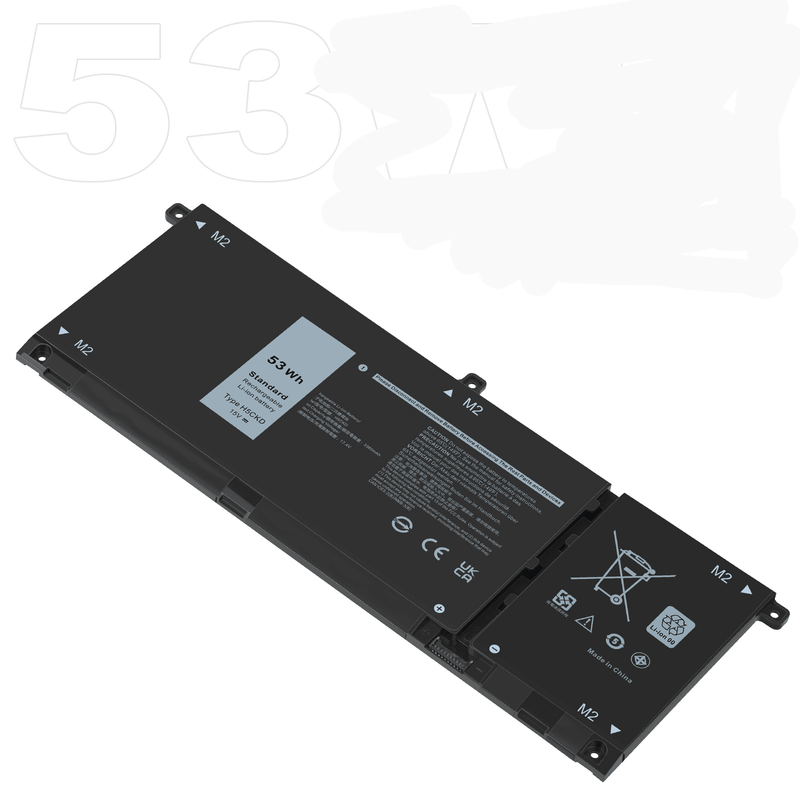 New Compatible Dell Inspiron 5300 5301 5401 5402 5501 5502 5505 Battery 53WH