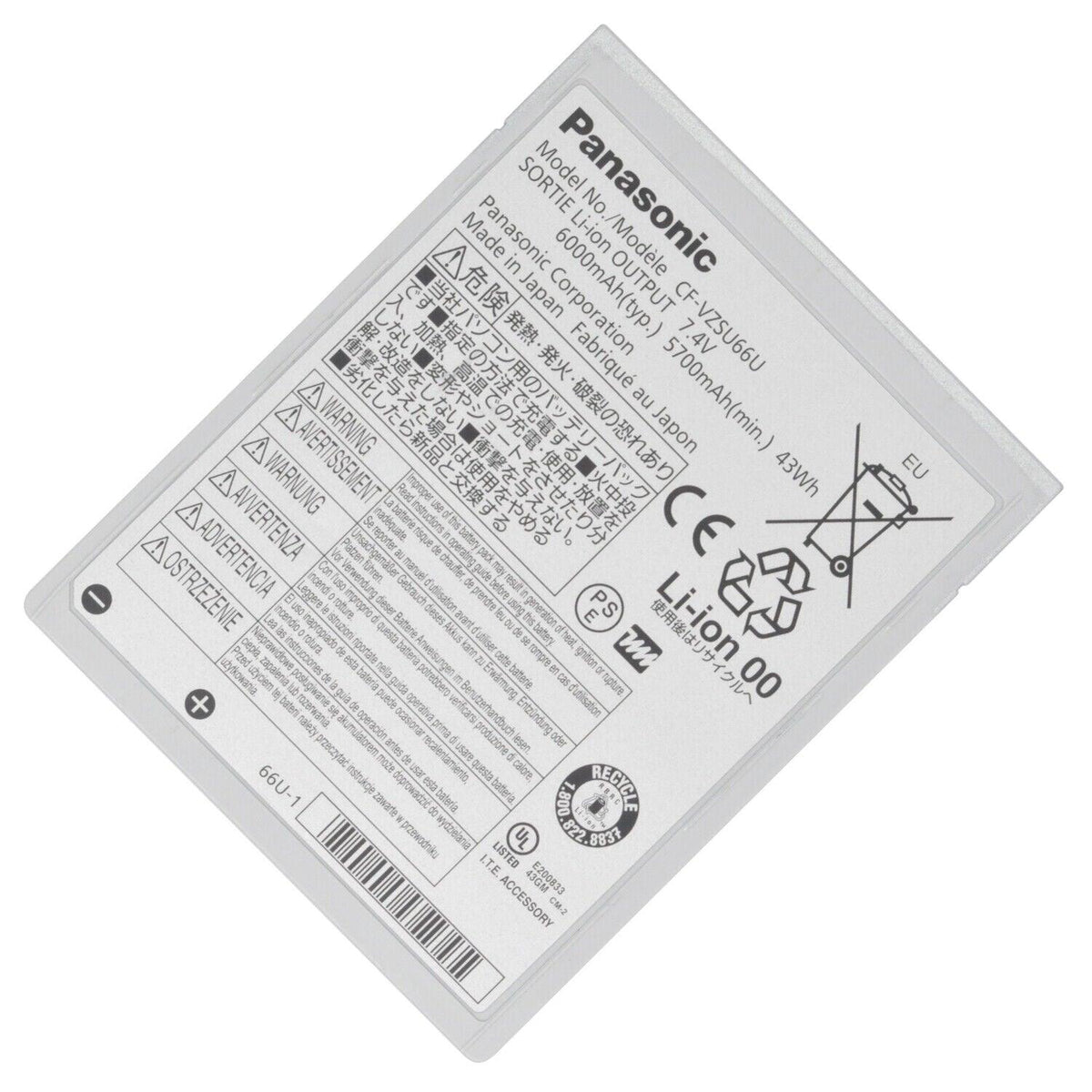 New Genuine Panasonic Toughbook CF-C1BDHAG1M CF-C1BDHAZ1M Battery 43WH