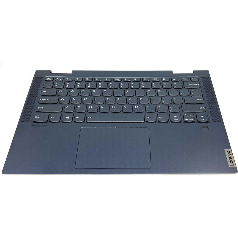 New Lenovo Yoga 7-14ITL5 82BH Palmrest Backlit US English Keyboard Touchpad 5CB1A16224 Gray