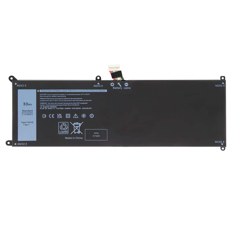 New Compatible Dell XPS 12 9250 Battery 30WH