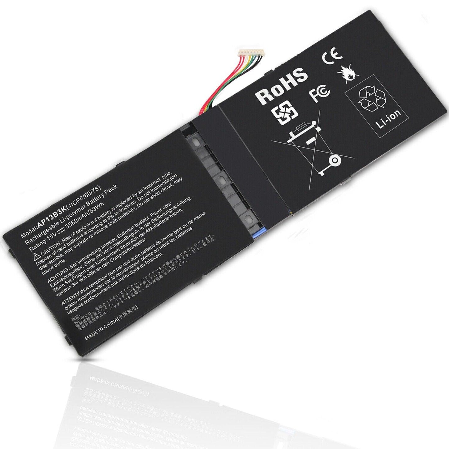 New Compatible Acer Aspire V7-481 V7-481G V7-481P V7-481PG Ultrabook Battery 53WH