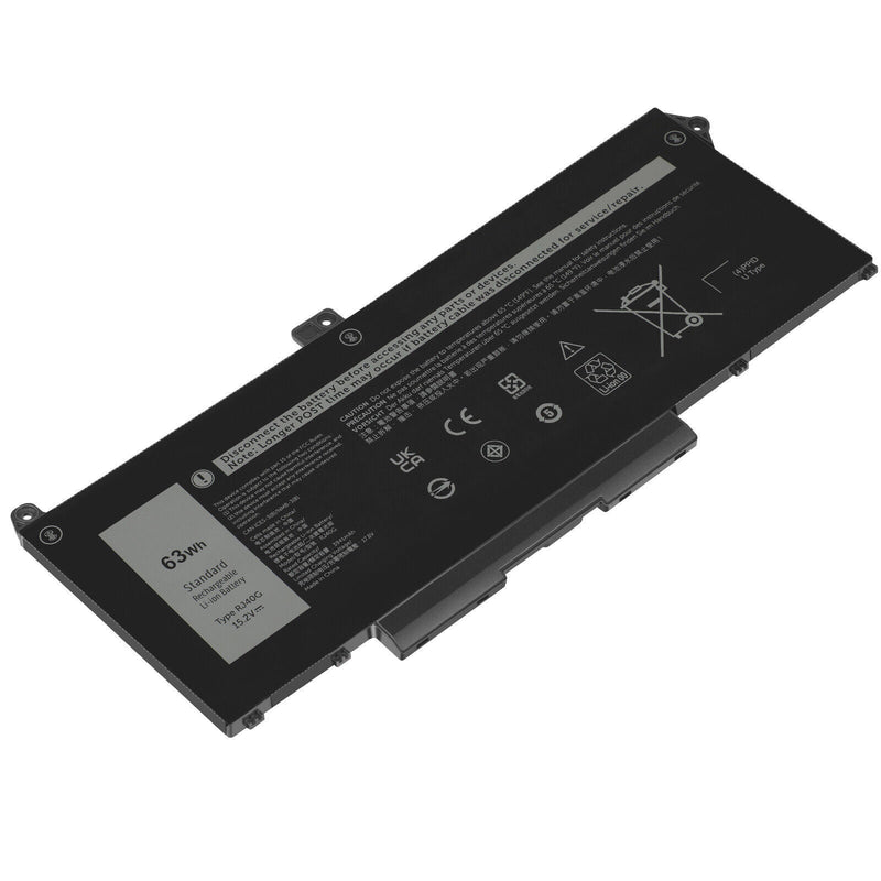 New Compatible Dell Latitude 5420 5520 Battery 63WH