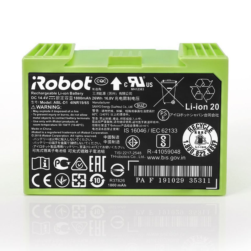 New Genuine iRobot Roomba 4624864 ABL-D1 4INR19/65 Replacement Battery 26WH