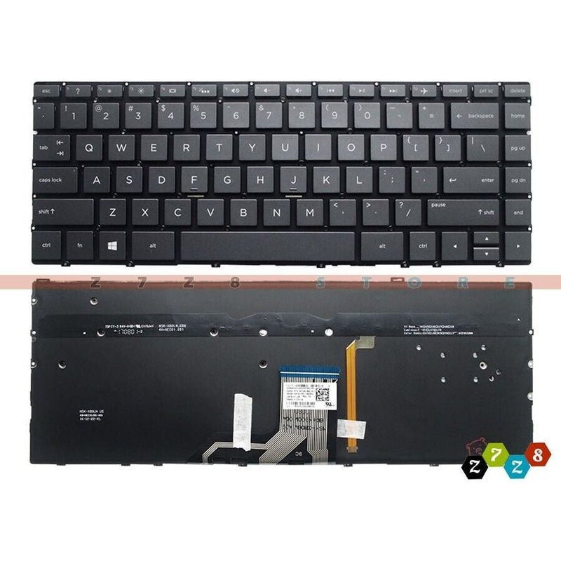 New HP Spectre x360 HP 13-AC 13-W 13-AP 13-AE US English Backlit Black Keyboard AEX31U00010 920694-001