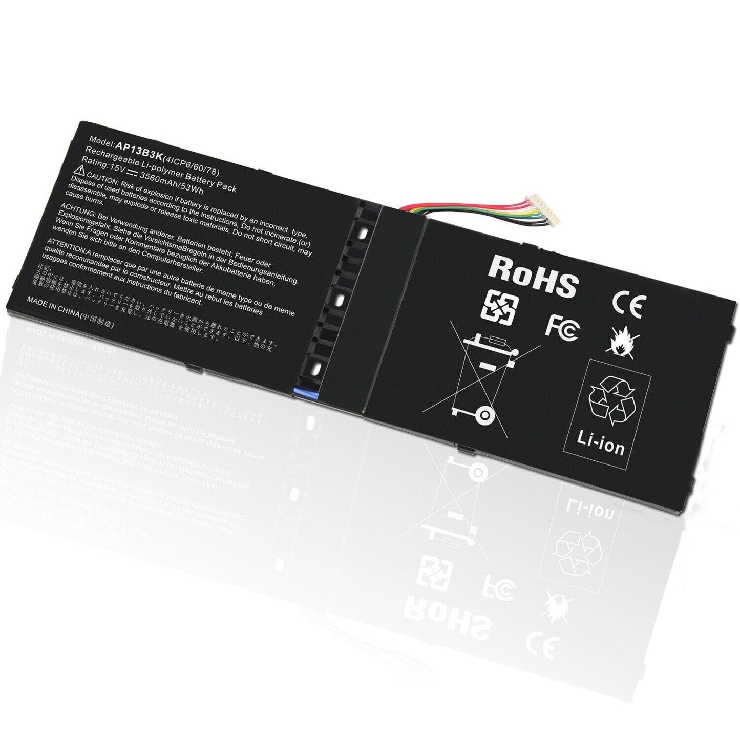 New Compatible Acer Aspire ES1-511 ES1-512 ES1-511-C723 Ultrabook Battery 53WH