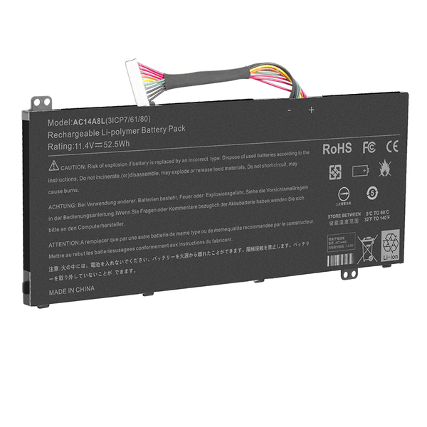 New Compatible Acer Aspire AC14A8L AC15B7L KT.0030G.001 KT.0030G.013 Battery 52.5WH