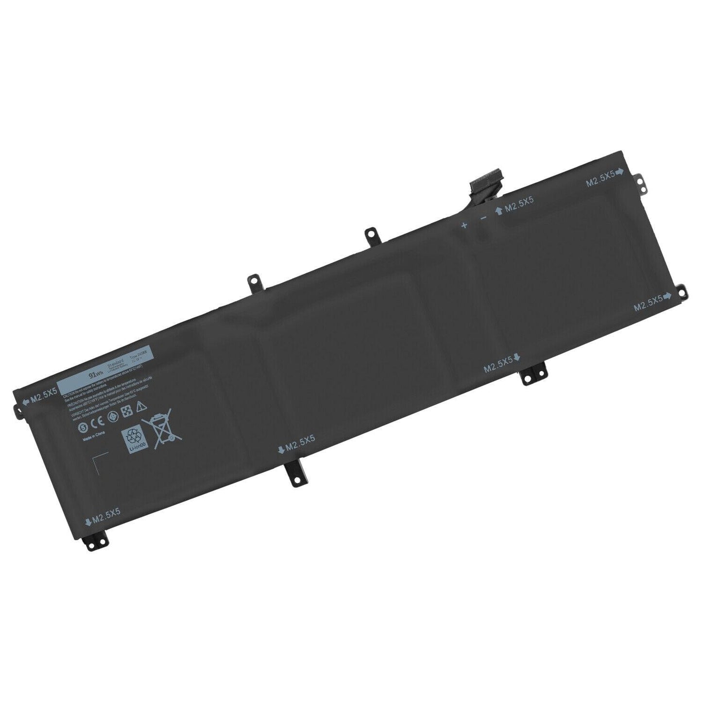 New Compatible Dell 245RR 7D1WJ H76MV T0TRM Battery 91WH