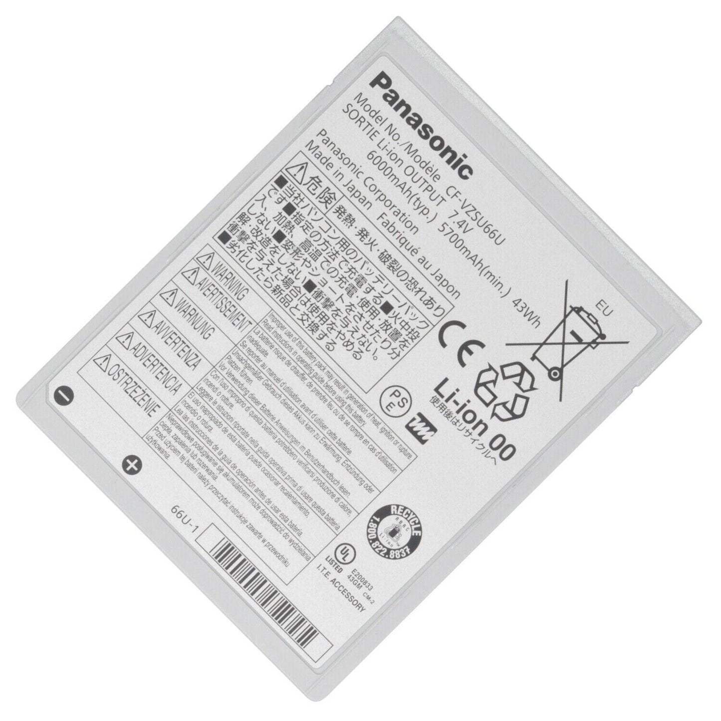 New Genuine Panasonic Toughbook CF-C1BTFCG1M CF-C1BTFCZ1M CF-C1BTGBG1M   Battery 43WH