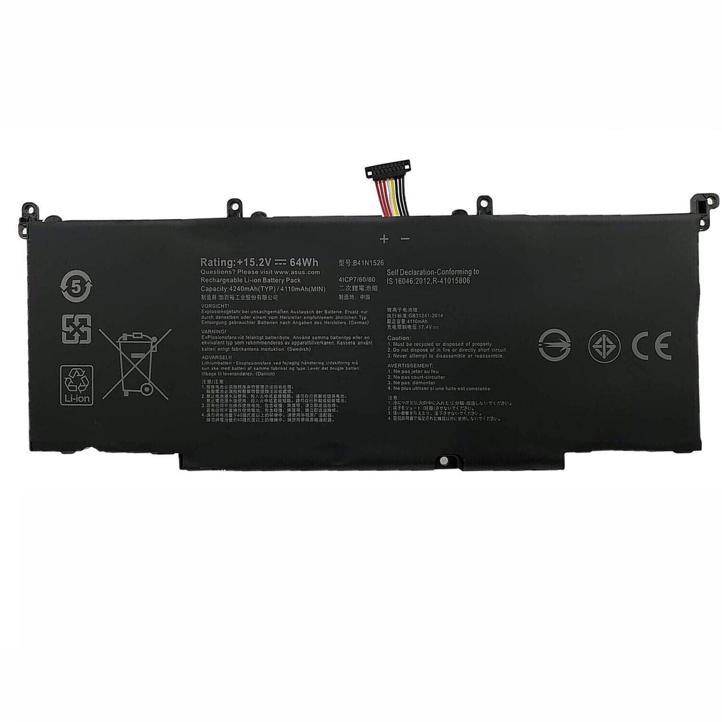 New Compatible Asus ROG Strix GL502VE GL502VM GL502VMK GL502VT Battery 64WH