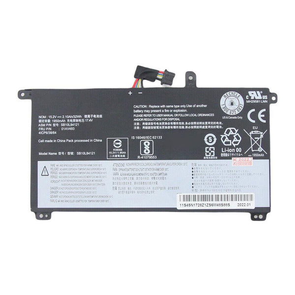 New Compatible Lenovo 00UR890 00UR891 00UR892 01AV493 SB10L84121 Battery 32WH