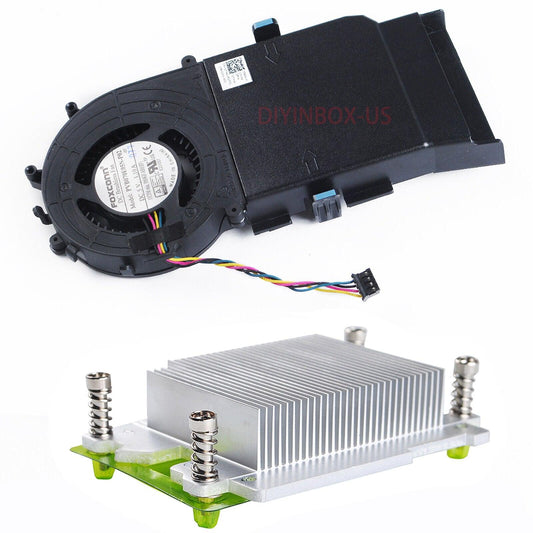 New Dell Optiplex 3060 5060 7060 3020M 9020M Micro MFF Cooling Fan With Heatsink 27H4V 8M4GF