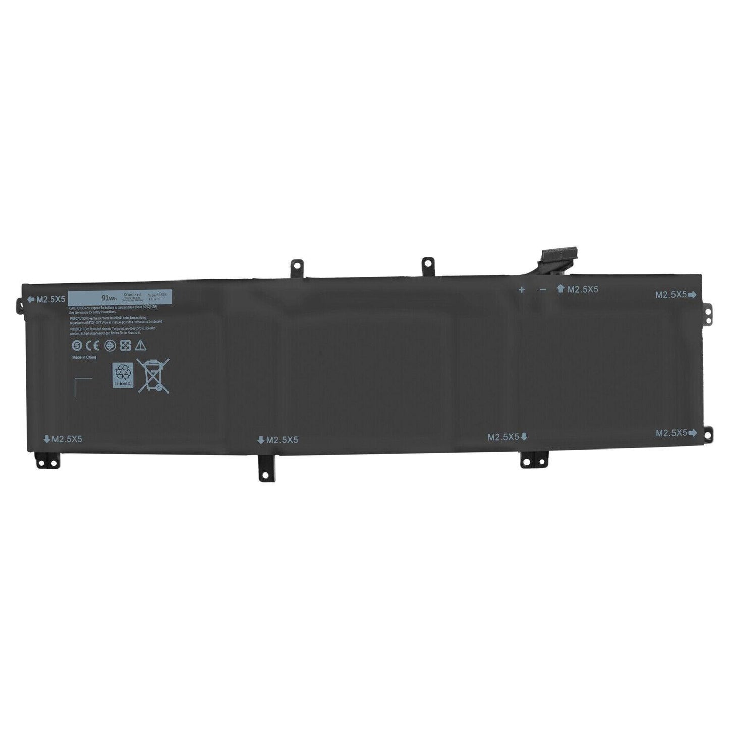 New Compatible Dell 245RR 7D1WJ H76MV T0TRM Battery 91WH