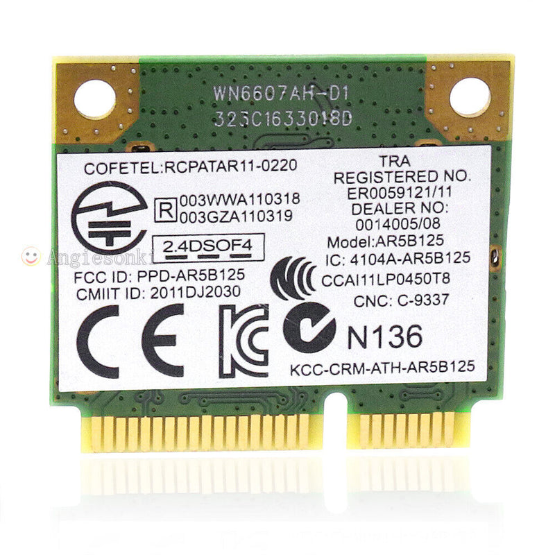 New Dell Latitude E5540 E6440 DW1506 AR5B125 Wireless WiFi WLAN Card PCIe 0MNRG4 MNRG4