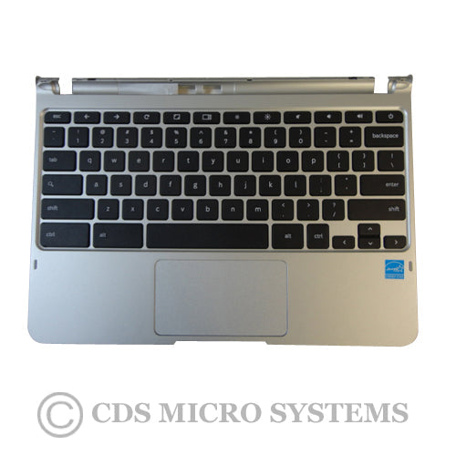 New Samsung Chromebook XE303C12 Silver Palmrest, Keyboard & Touchpad BA75-04170A