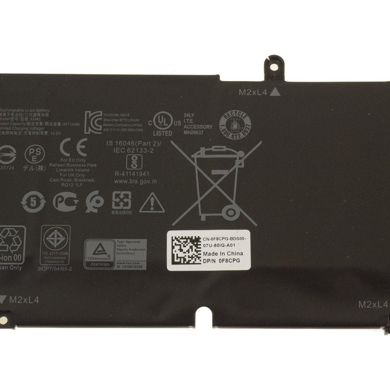 New Genuine Dell 01RR3 0XG4K6 F8CPG XG4K6 Battery 97WH